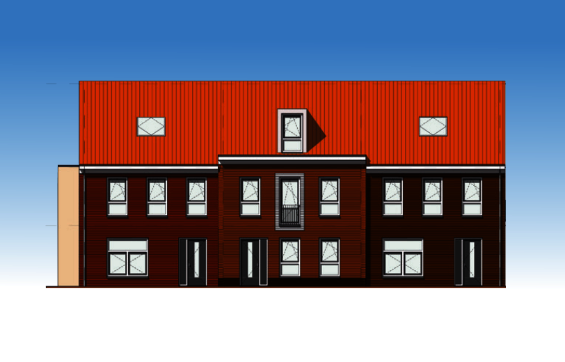 Ontwerp nieuwbouw Julianastraat Genemuiden
