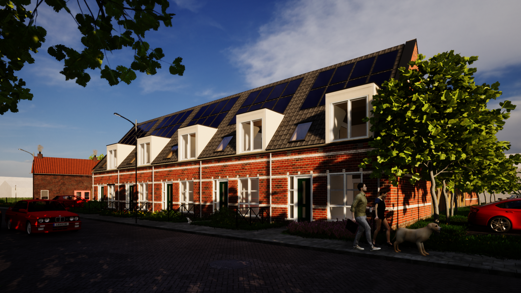 9 sociale huurwoningen en 4 koopwoningen voor  starters aan de Willem Lodewijkstraat, Willem de Zwijgerstraat en Wilhelminastraat in Blokzijl